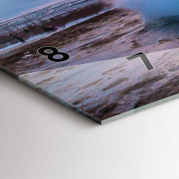 Vízszintes üvegóra Gejzír Izland szigetén