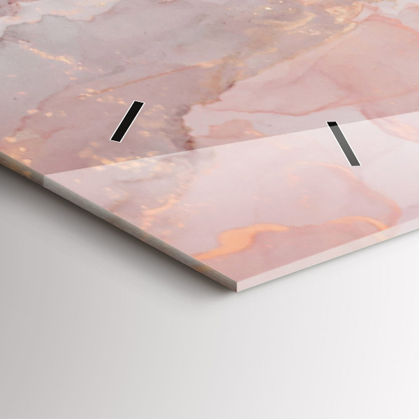 Vízszintes üvegóra Márvány textúra