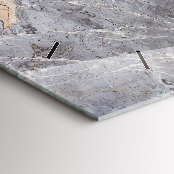 Vízszintes üvegóra Szürke Gránit Márvány Kő