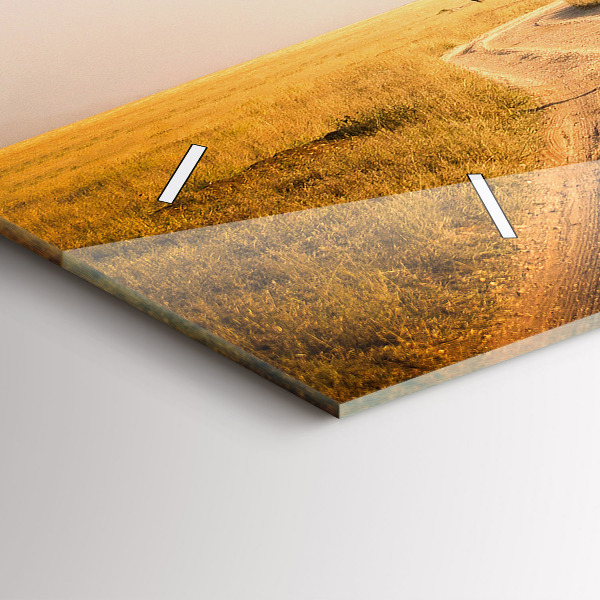 Vízszintes üvegóra afrikai táj