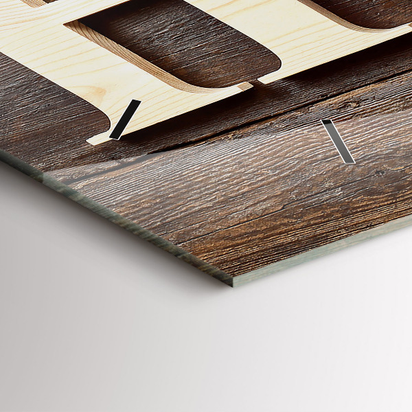 Vízszintes üvegóra A feliratos ház