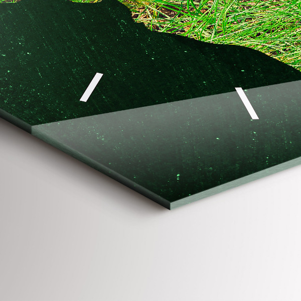 Vízszintes üvegóra Fű világtérkép