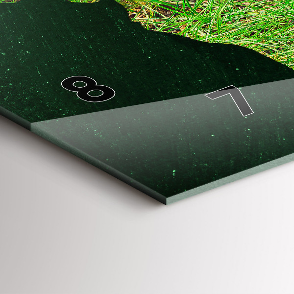 Vízszintes üvegóra Fű világtérkép