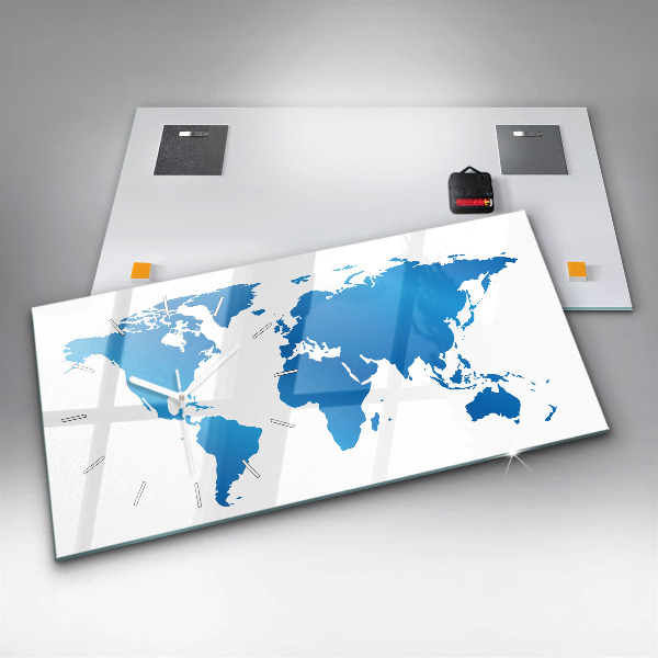 Vízszintes üvegóra Világtérkép