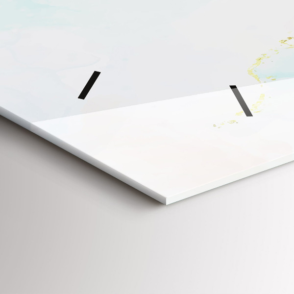 Vízszintes üvegóra Akvarell márvány