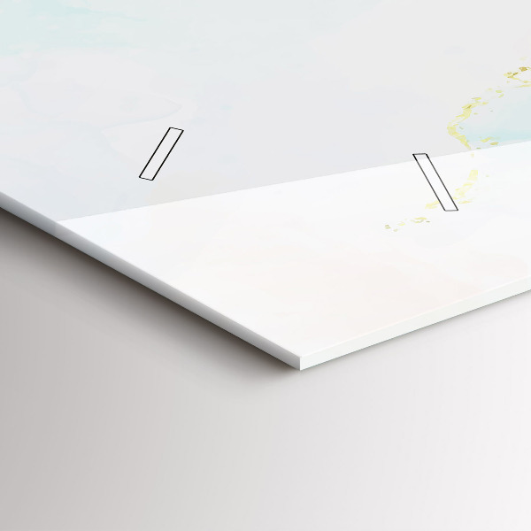 Vízszintes üvegóra Akvarell márvány