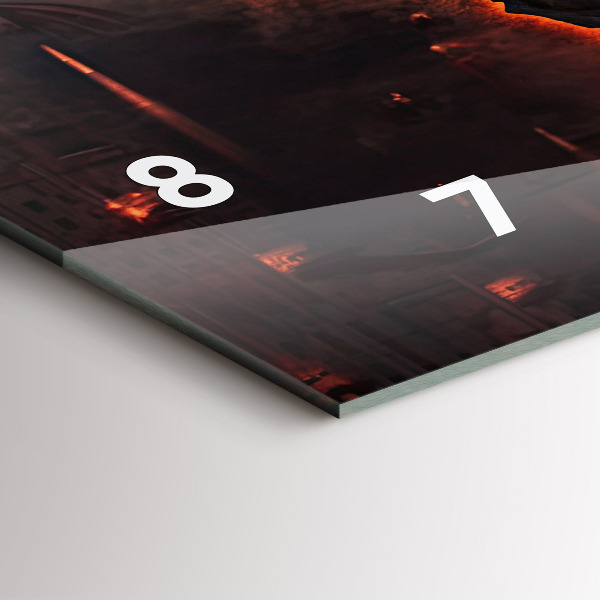 Vízszintes üvegóra Világtérkép