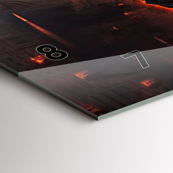 Vízszintes üvegóra Világtérkép