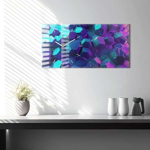 Vízszintes üvegóra Geometriai figurák