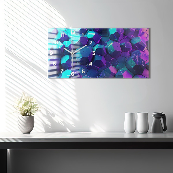 Vízszintes üvegóra Geometriai figurák