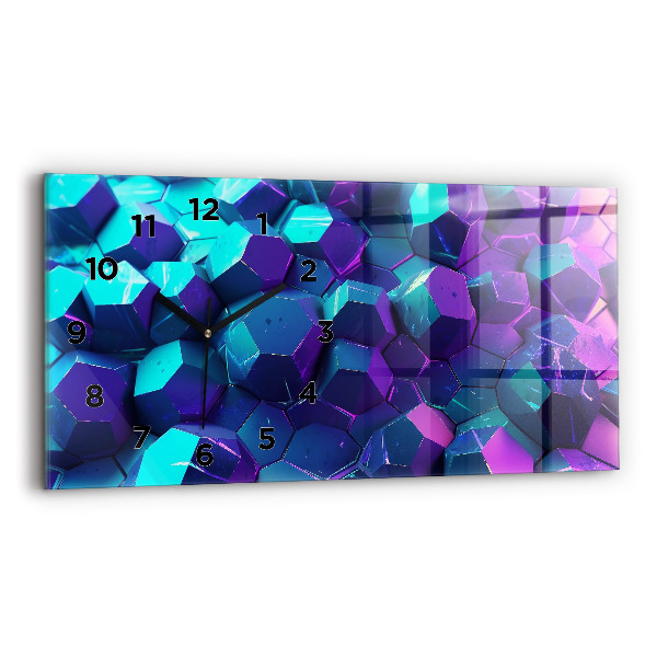 Vízszintes üvegóra Geometriai figurák