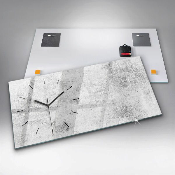Vízszintes üvegóra Betonfal