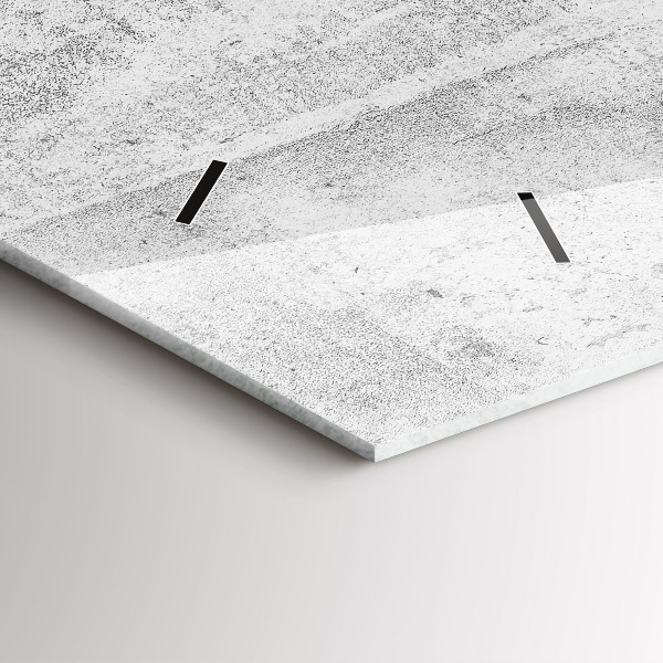 Vízszintes üvegóra Betonfal