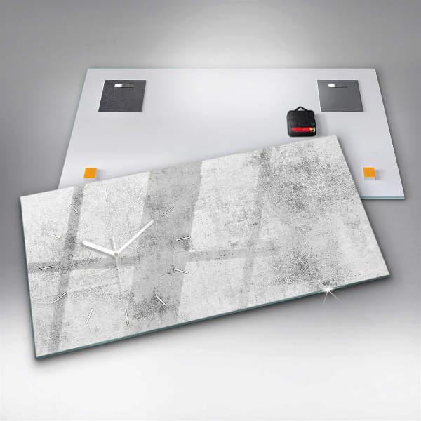 Vízszintes üvegóra Betonfal