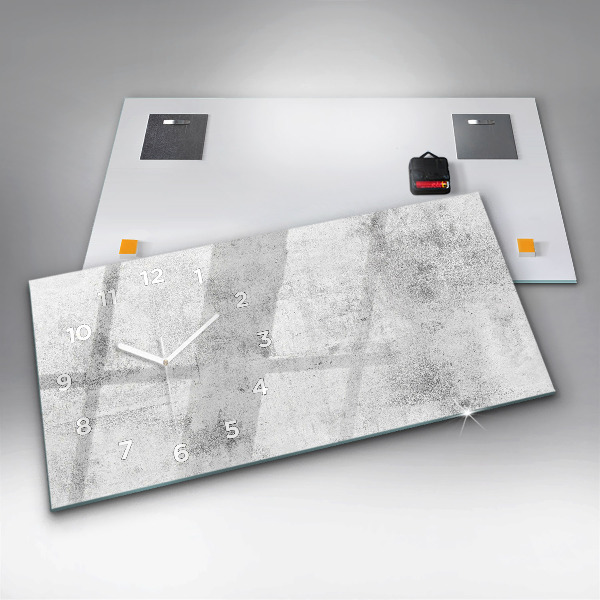 Vízszintes üvegóra Betonfal