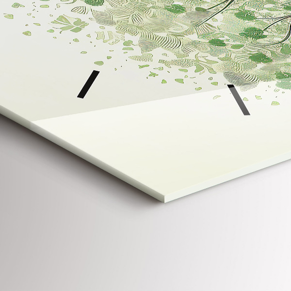 Vízszintes üvegóra Nagy fa természet