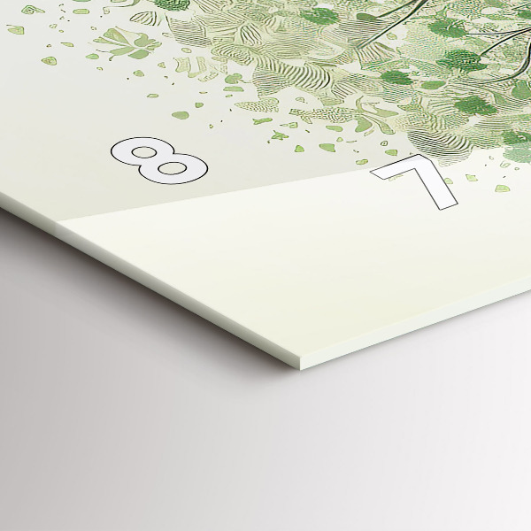 Vízszintes üvegóra Nagy fa természet