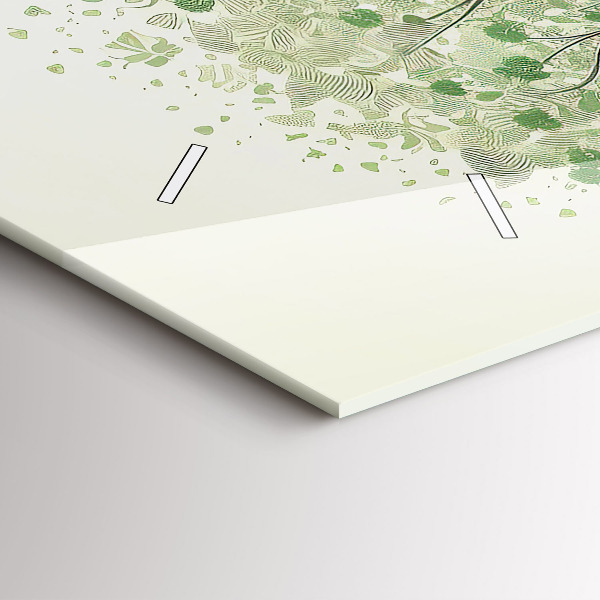 Vízszintes üvegóra Nagy fa természet