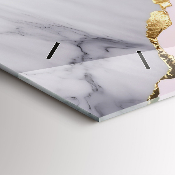 Vízszintes üvegóra Márvány minta