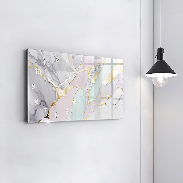 Vízszintes üvegóra Márvány minta