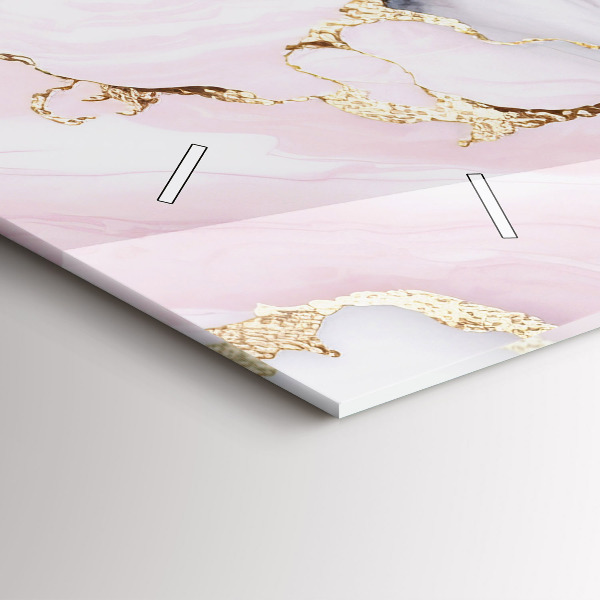 Vízszintes üvegóra Márvány