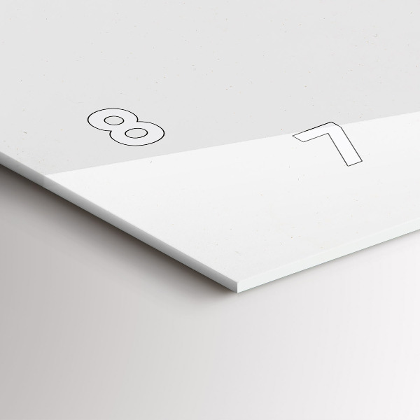 Vízszintes üvegóra Márvány művészet