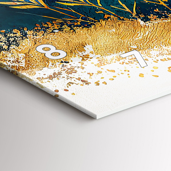 Vízszintes üvegóra Hegyi táj