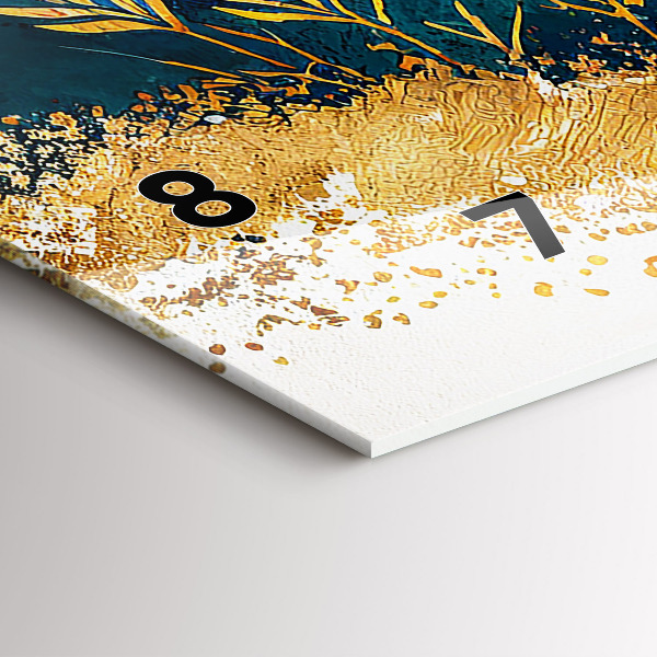 Vízszintes üvegóra Hegyi táj