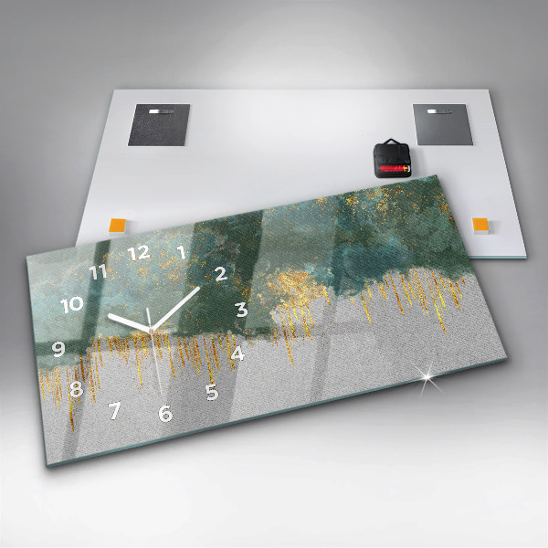 Vízszintes üvegóra Dekoratív minta