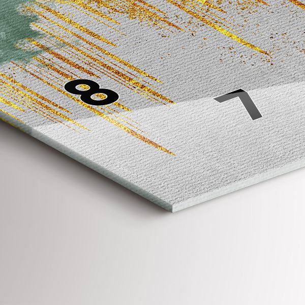 Vízszintes üvegóra Dekoratív minta