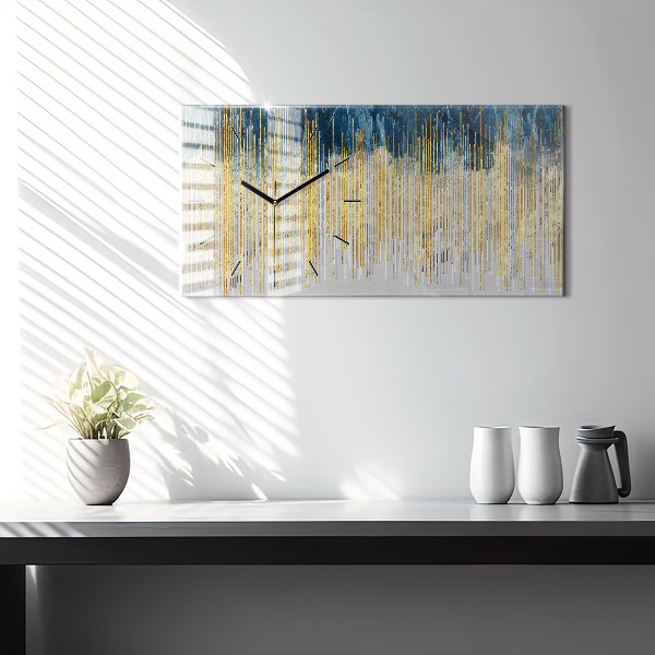 Vízszintes üvegóra Dekoratív minta