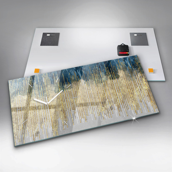 Vízszintes üvegóra Dekoratív minta