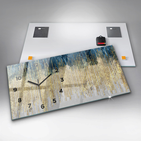 Vízszintes üvegóra Dekoratív minta