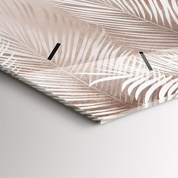 Vízszintes üvegóra Trópusi levelek