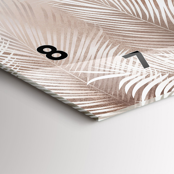 Vízszintes üvegóra Trópusi levelek