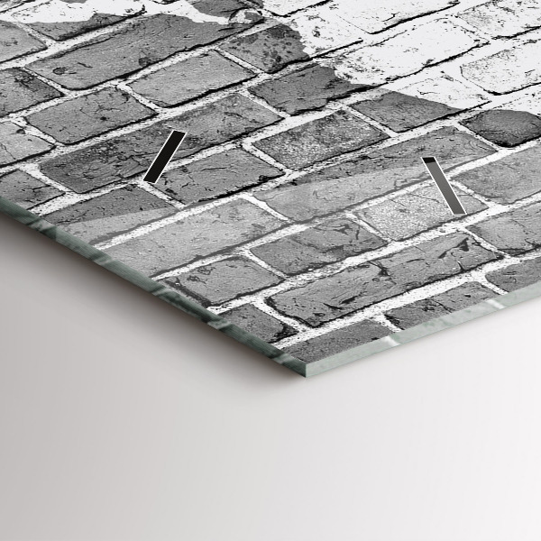 Vízszintes üvegóra Világtérkép a falon