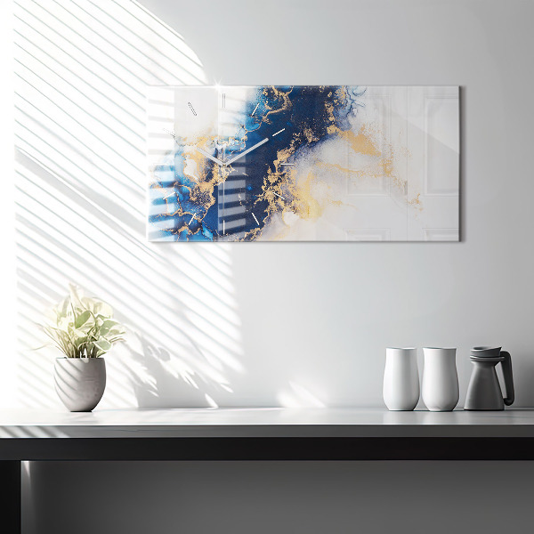 Vízszintes üvegóra Márvány minta