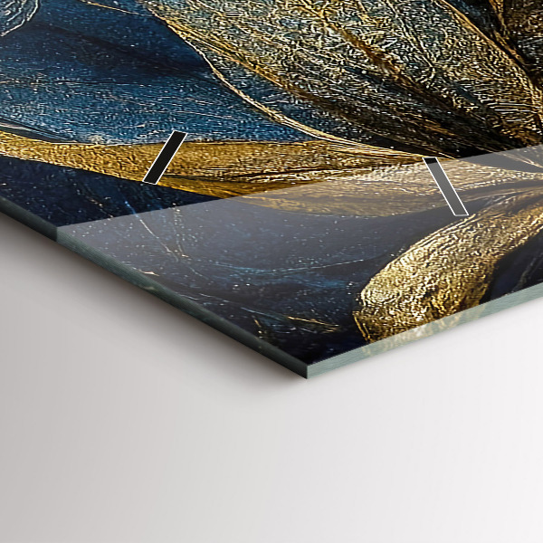 Vízszintes üvegóra Dekoratív virágok