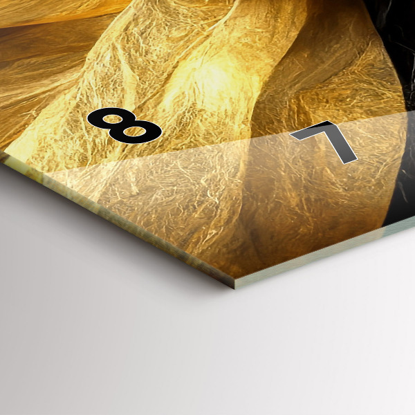 Vízszintes üvegóra Elegáns absztrakció