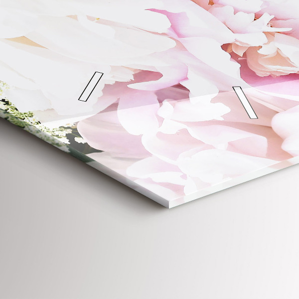 Vízszintes üvegóra Dekoratív virágok