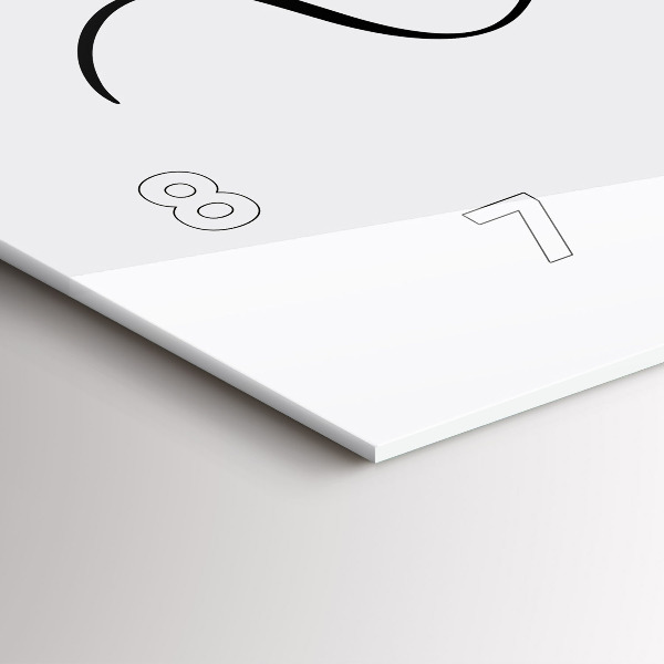 Vízszintes üvegóra Emlékek felirat