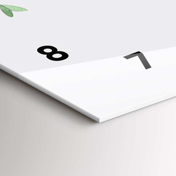 Vízszintes üvegóra Növény levelei