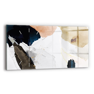 Vízszintes üvegóra Absztrakciós foltok