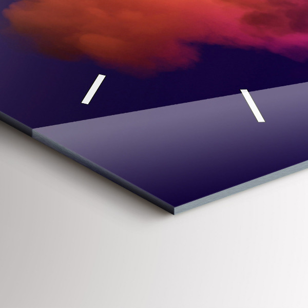 Vízszintes üvegóra 3D füst absztrakt