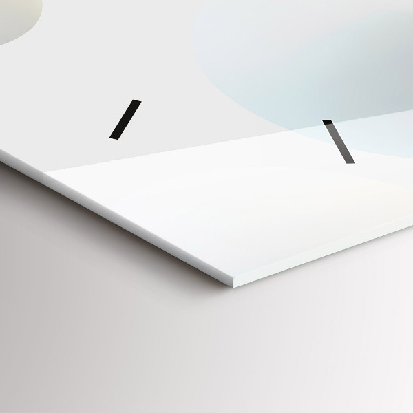 Vízszintes üvegóra Labdák absztrakt