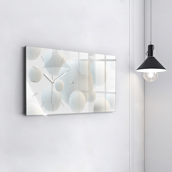 Vízszintes üvegóra Labdák absztrakt