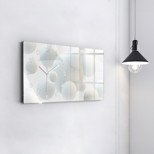 Vízszintes üvegóra Labdák absztrakt