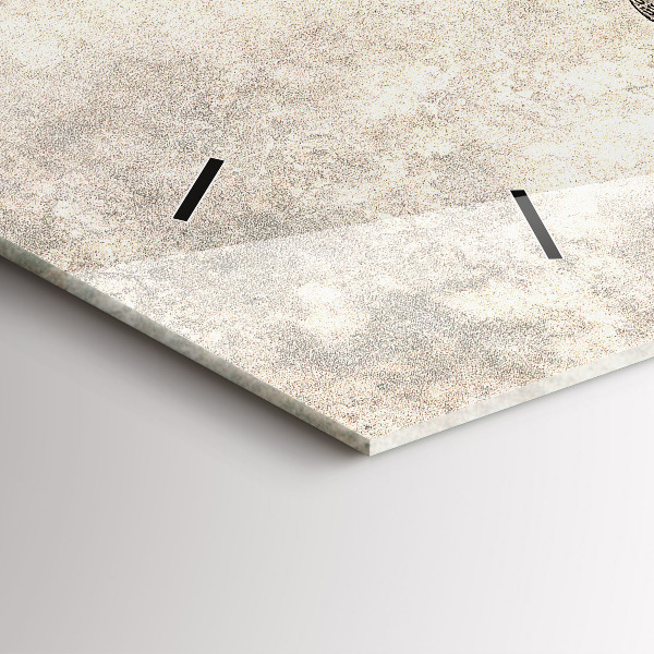 Vízszintes üvegóra Világtérkép újság