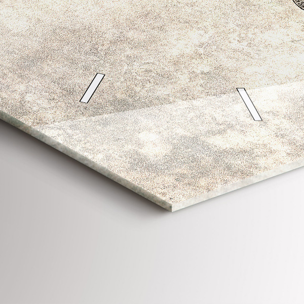 Vízszintes üvegóra Világtérkép újság