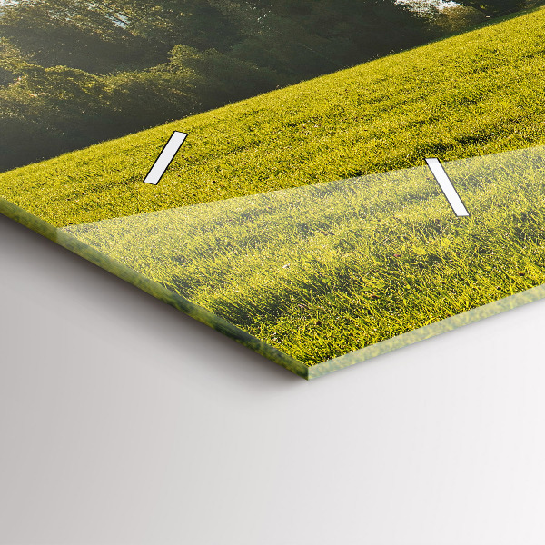 Vízszintes üvegóra Hegyek és mező